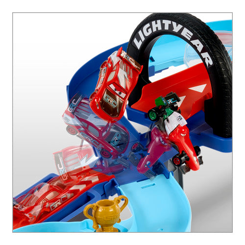 Disney Pixar Cars Global Racers Cup Jumping Raceway Playset