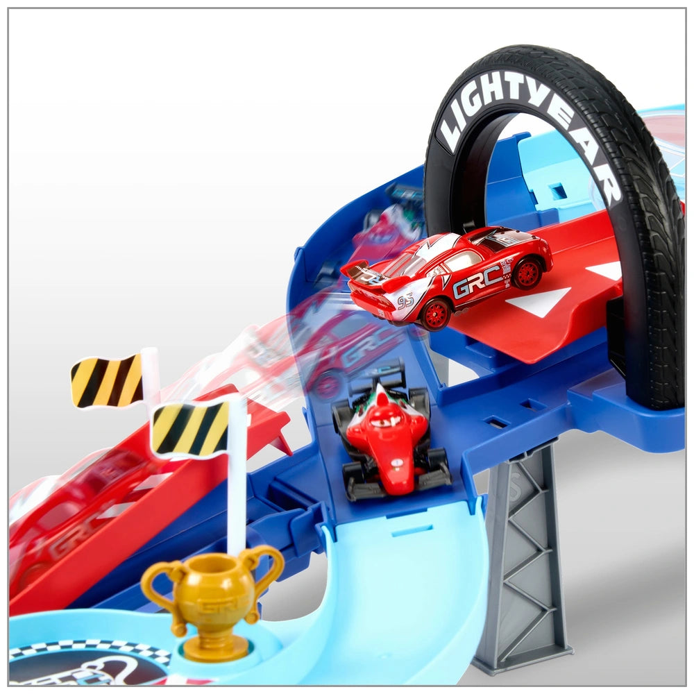 Disney Pixar Cars Global Racers Cup Jumping Raceway Playset