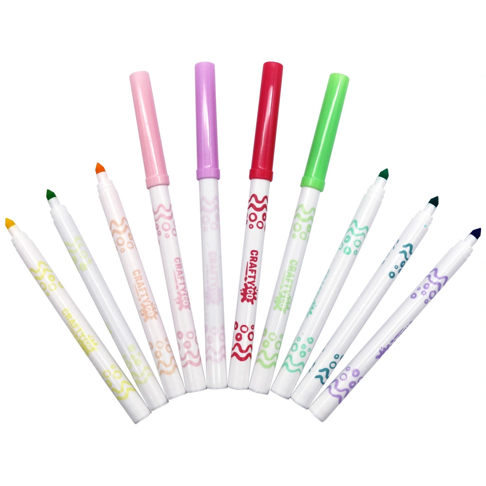Crafty Co. Fine Line Pastel Washable Markers 20 Pack