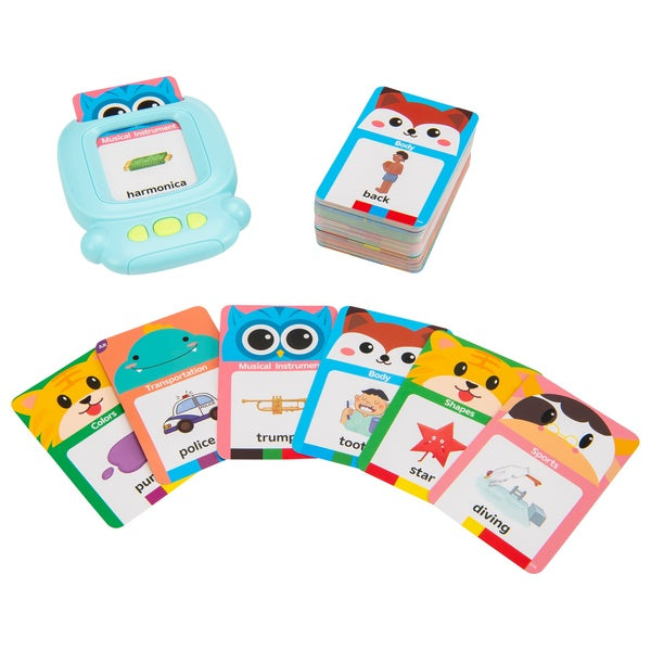 Talking Flash Cards Early Educational Toy In Blue