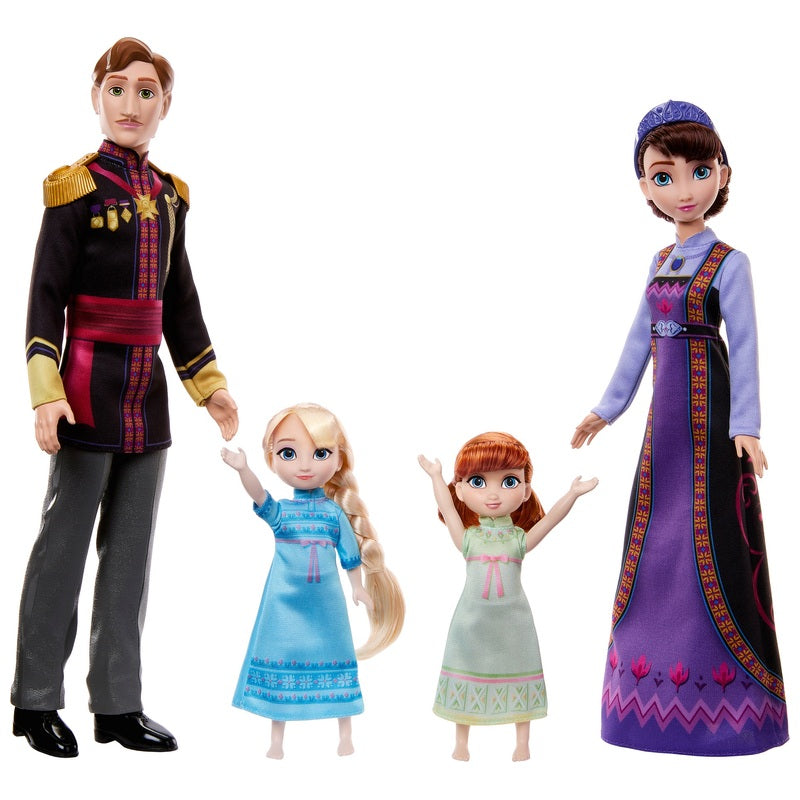 Disney Frozen Dolls Royal Family Of Arendelle 4 Pack