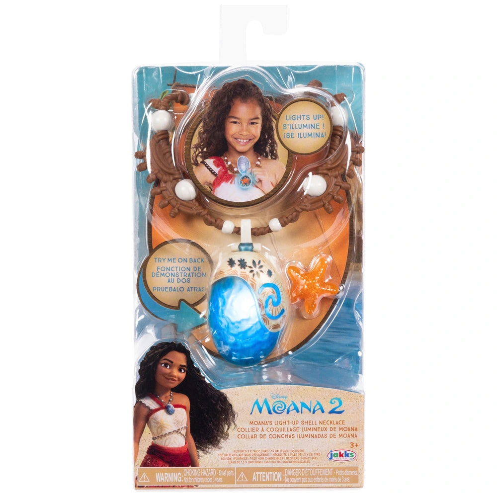 Disney Moana 2 Moana's Light-Up Shell Necklace Dress-Up Accessory