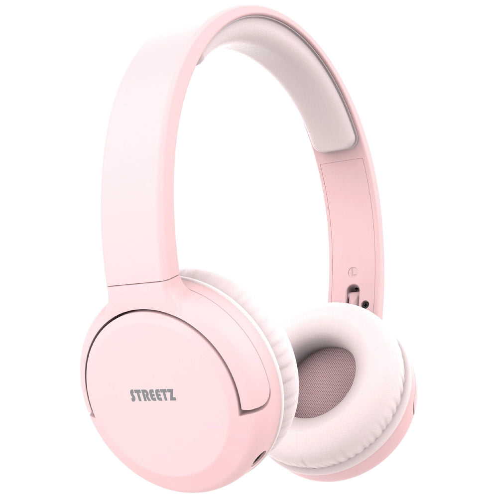 Streetz Hl-Bt402 Bluetooth On Ear Headphones Pink