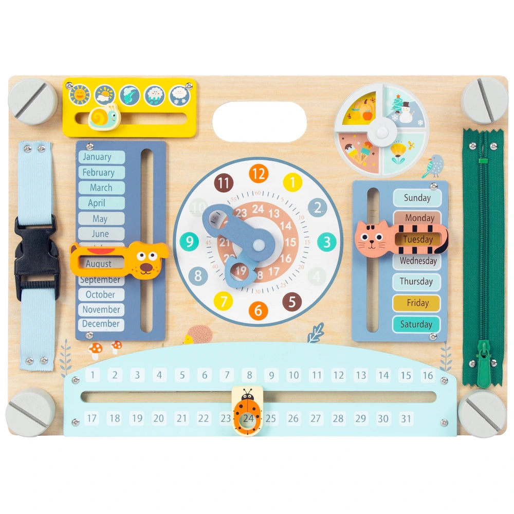 Squirrel Play Wooden 2 Sided Activity Board