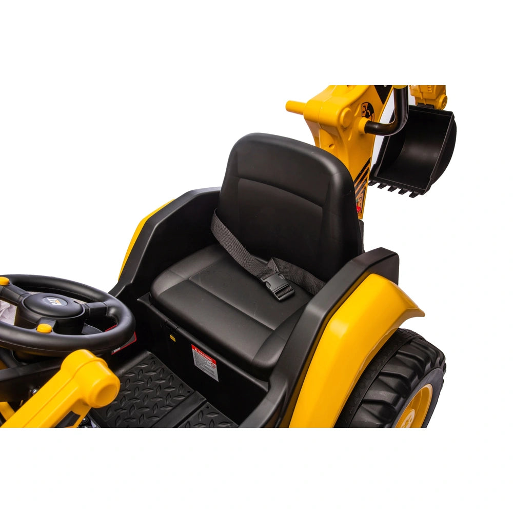 Cat Backhoe Tractor 12V Electric Ride On