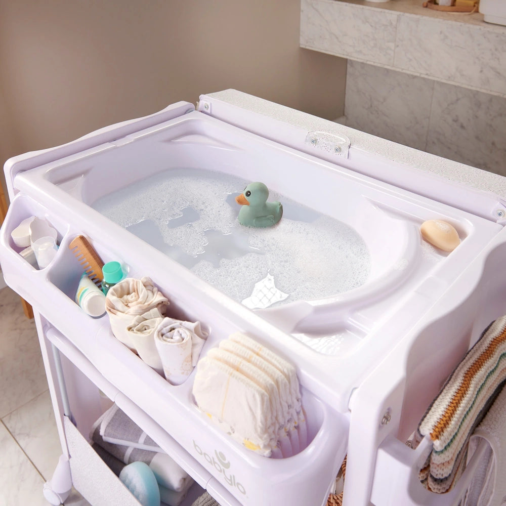 Babylo Bath And Baby Changing Table Koala Green