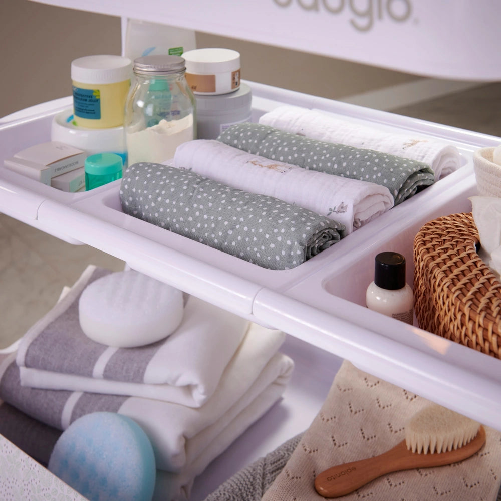 Babylo Bath And Baby Changing Table Koala Green