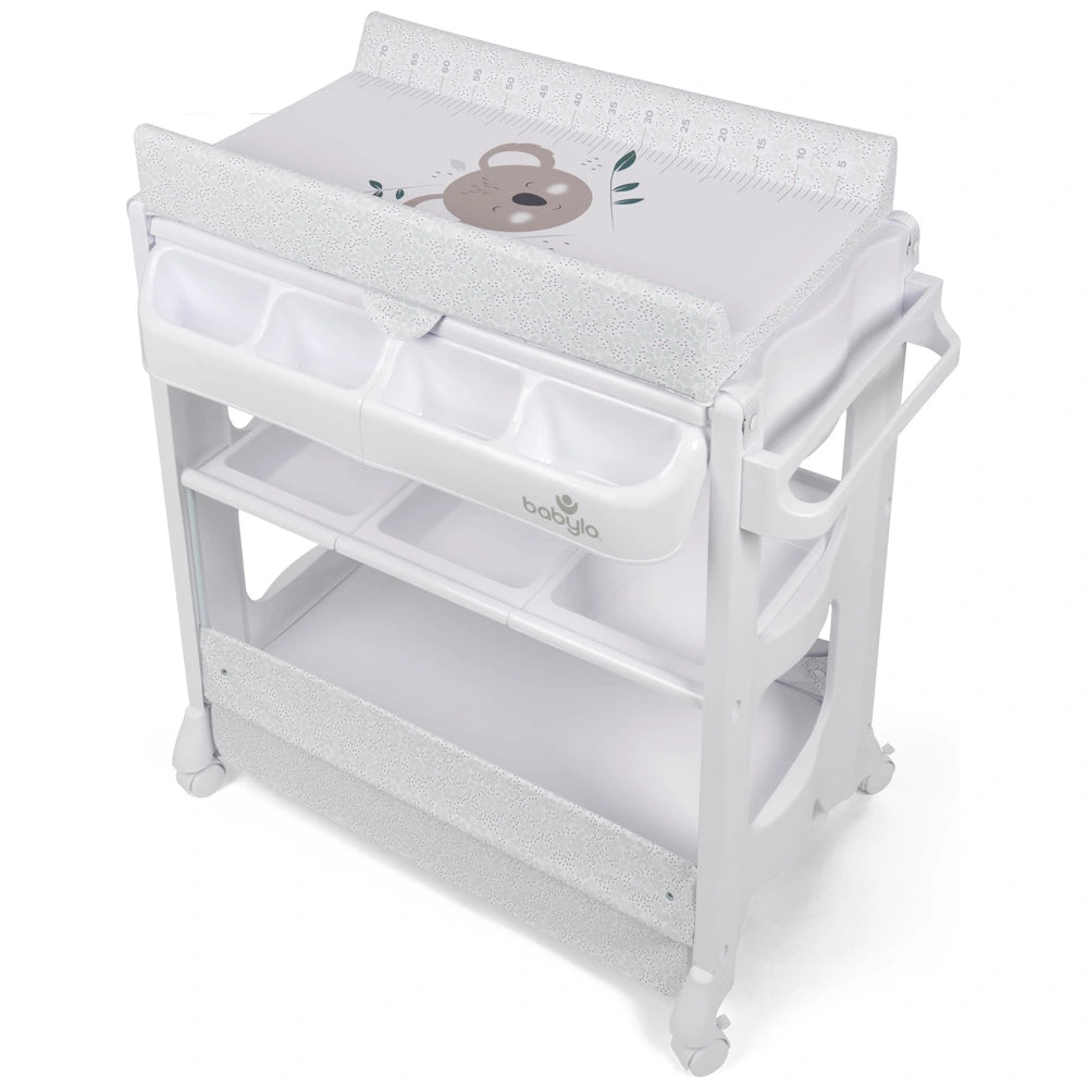 Babylo Bath And Baby Changing Table Koala Green