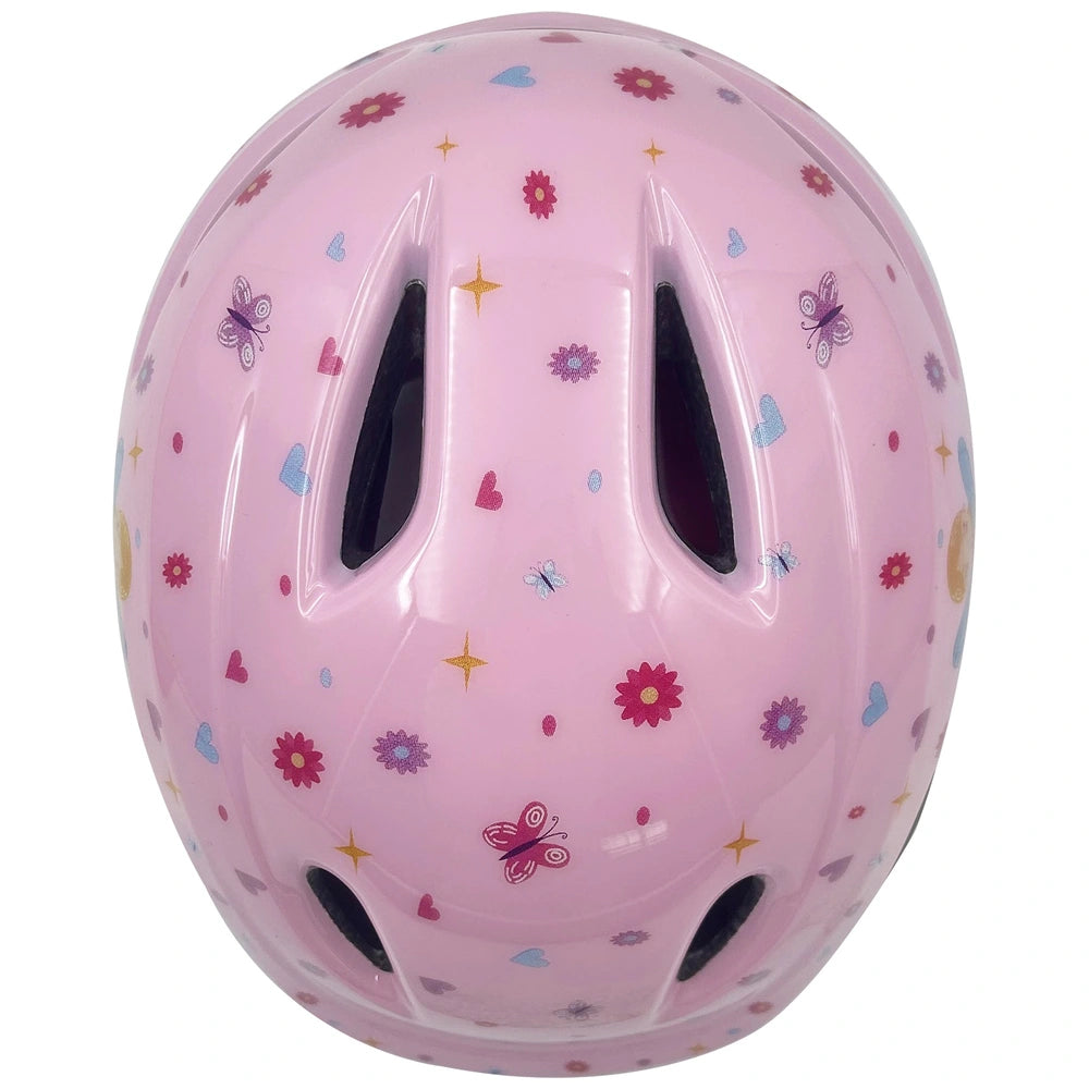 baby bike helmet ireland Thorpe Kids Bike Helmet With Rear Led Light Pink Fairy Size 48