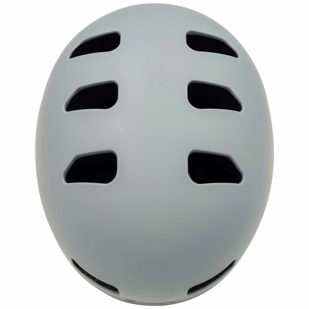 Thorpe Skate Helmet With Rear Led Light Grey Size 53 - 58Cm