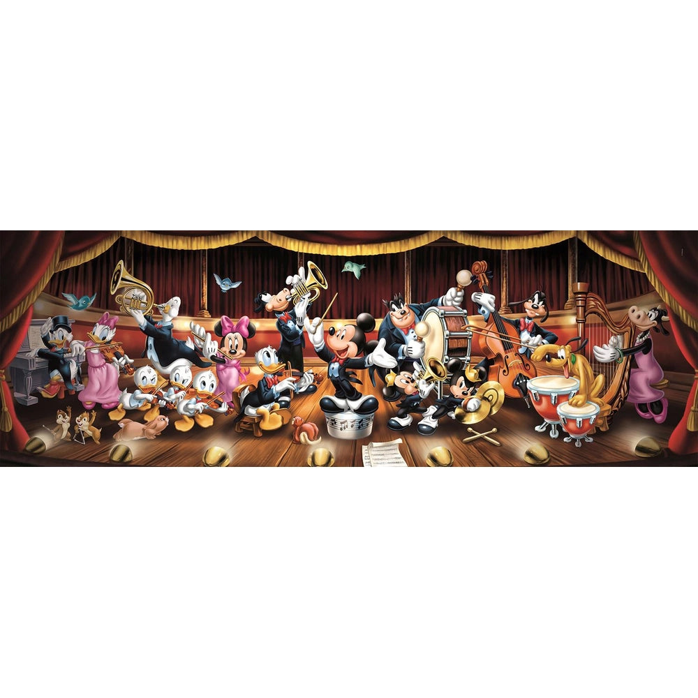 Clementoni Disney Mickey And Minnie 1000 Piece Panorama Jigsaw Puzzle 2 Pack