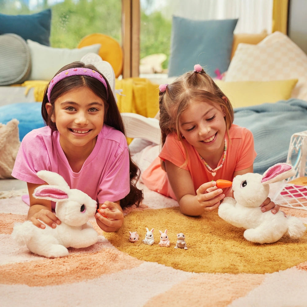 Pets Alive By Zuru Mommy Bunny & Baby Surprise Plush Set