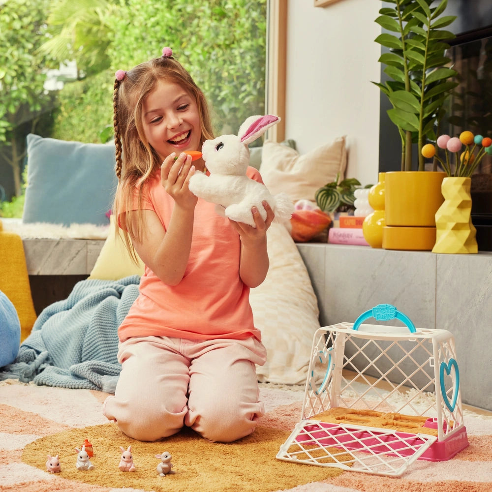 Pets Alive By Zuru Mommy Bunny & Baby Surprise Plush Set