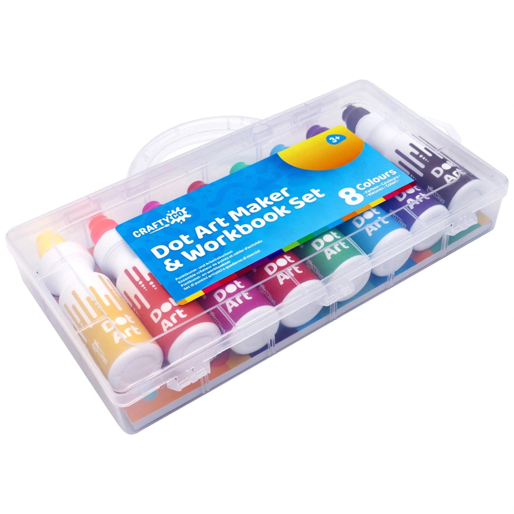 Crafty Co. Dot Art Marker Colouring Activity Workbook Set