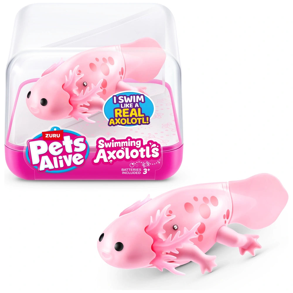Pets Alive By Zuru Interactive Swimming Axolotls Assortment