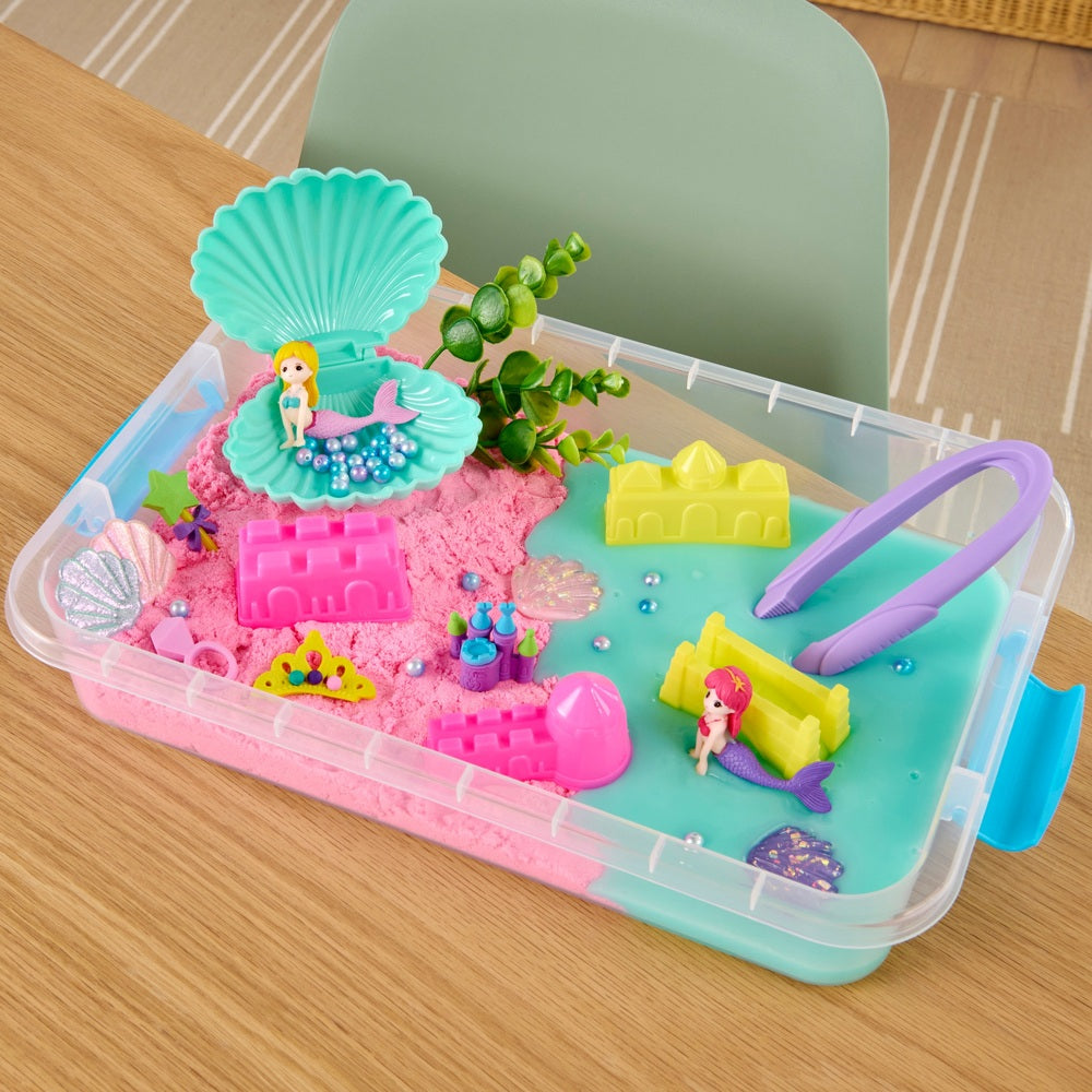 Mermaid Sensory Slime And Sand Bin