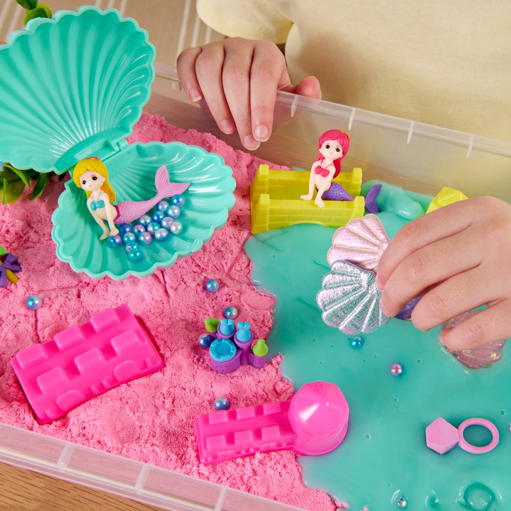 Mermaid Sensory Slime And Sand Bin