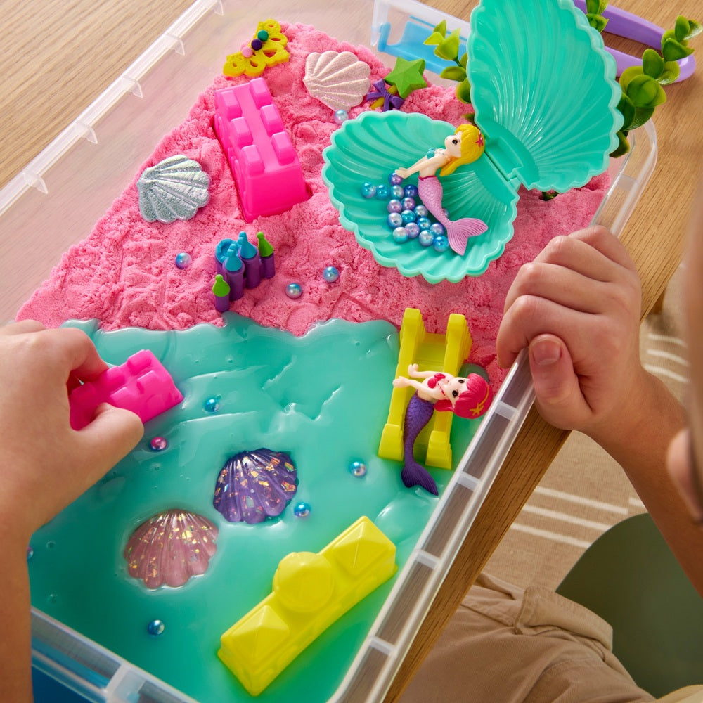 Mermaid Sensory Slime And Sand Bin
