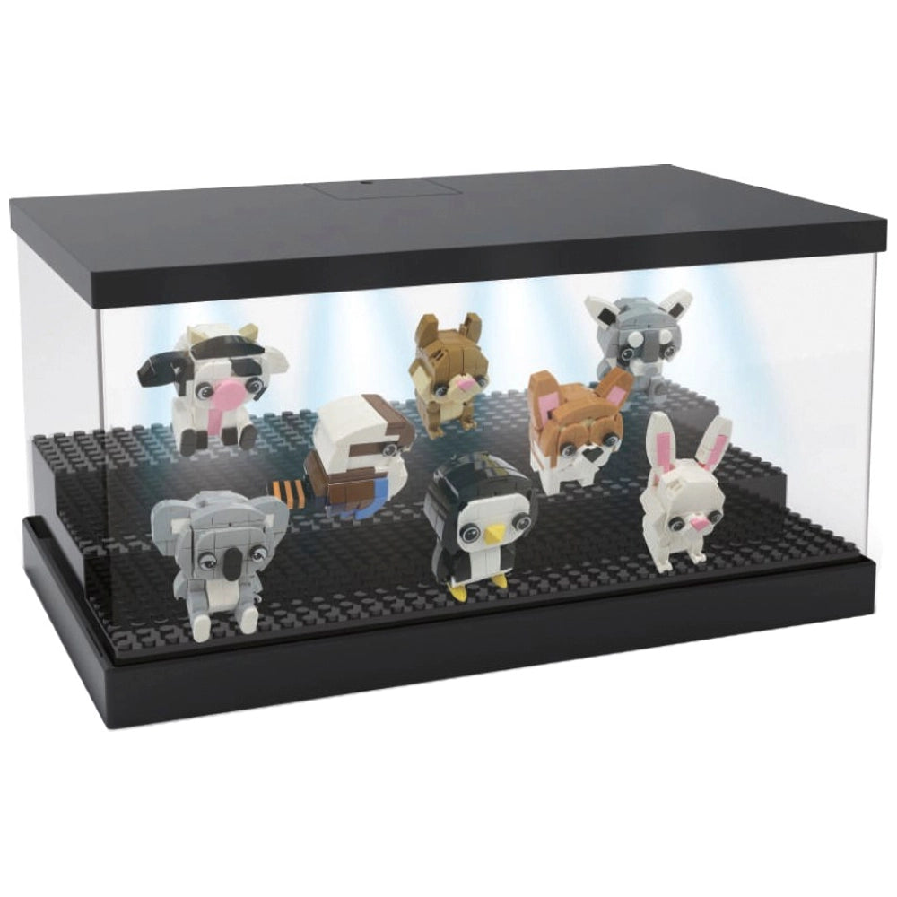 Build-It Minifigure Display Case Led Box