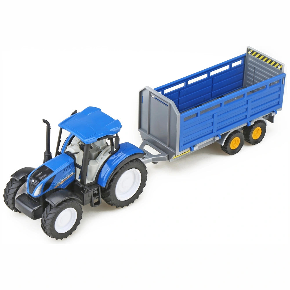 New Holland T5 Tractor With Trailer 1:32 Scale