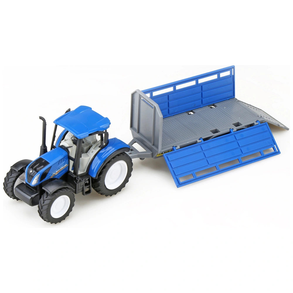 New Holland T5 Tractor With Trailer 1:32 Scale