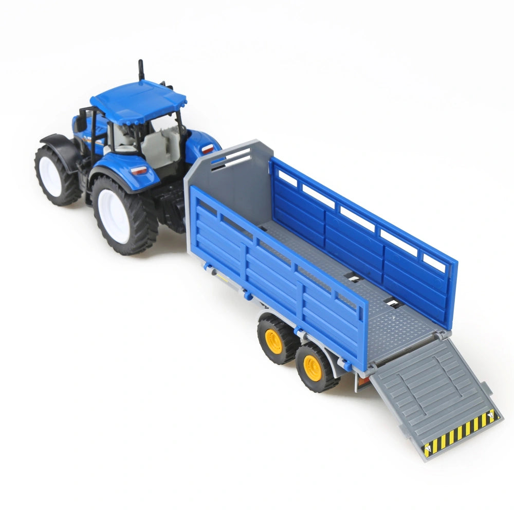 New Holland T5 Tractor With Trailer 1:32 Scale