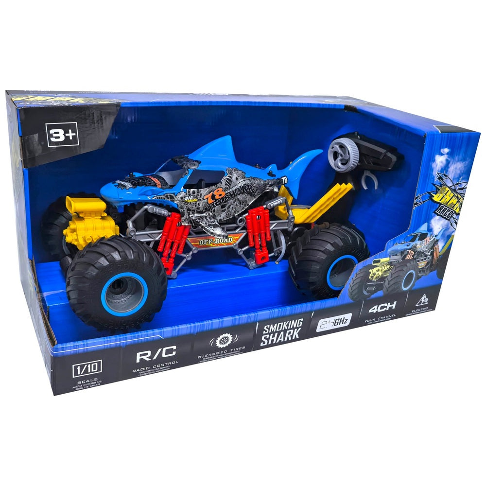 1:10 Shark Race Radio Control Monster Truck With Smoke