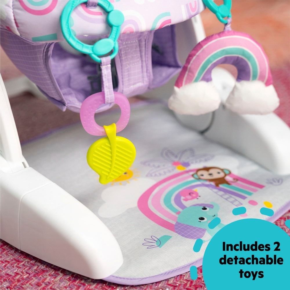Bright Starts Sit-Me-Up Activity Floor Seat In Purple Paradise
