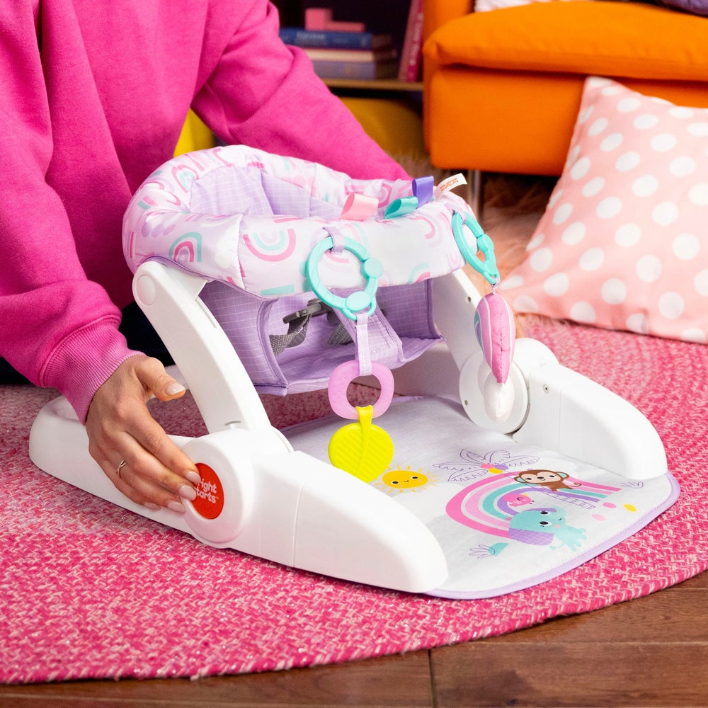 Bright Starts Sit-Me-Up Activity Floor Seat In Purple Paradise