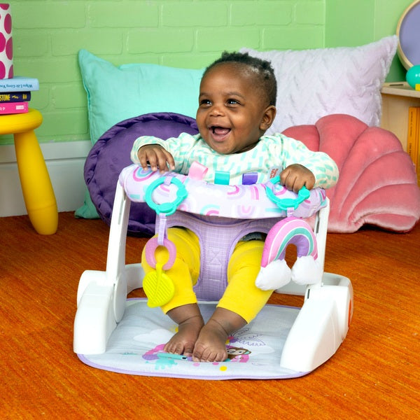 Bright Starts Sit-Me-Up Activity Floor Seat In Purple Paradise