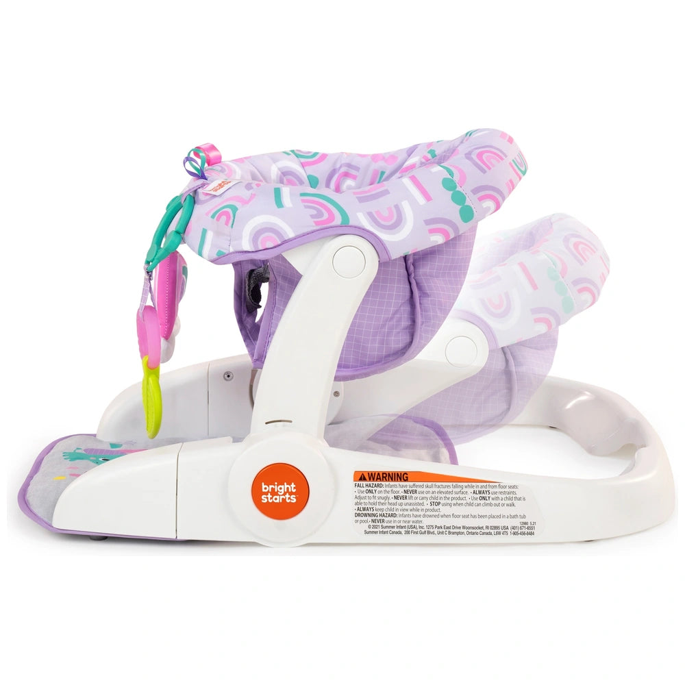 Bright Starts Sit-Me-Up Activity Floor Seat In Purple Paradise