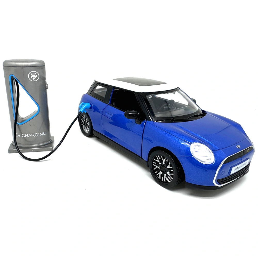 1:28 Mini Cooper Ev Series Pull Back Diecast Car