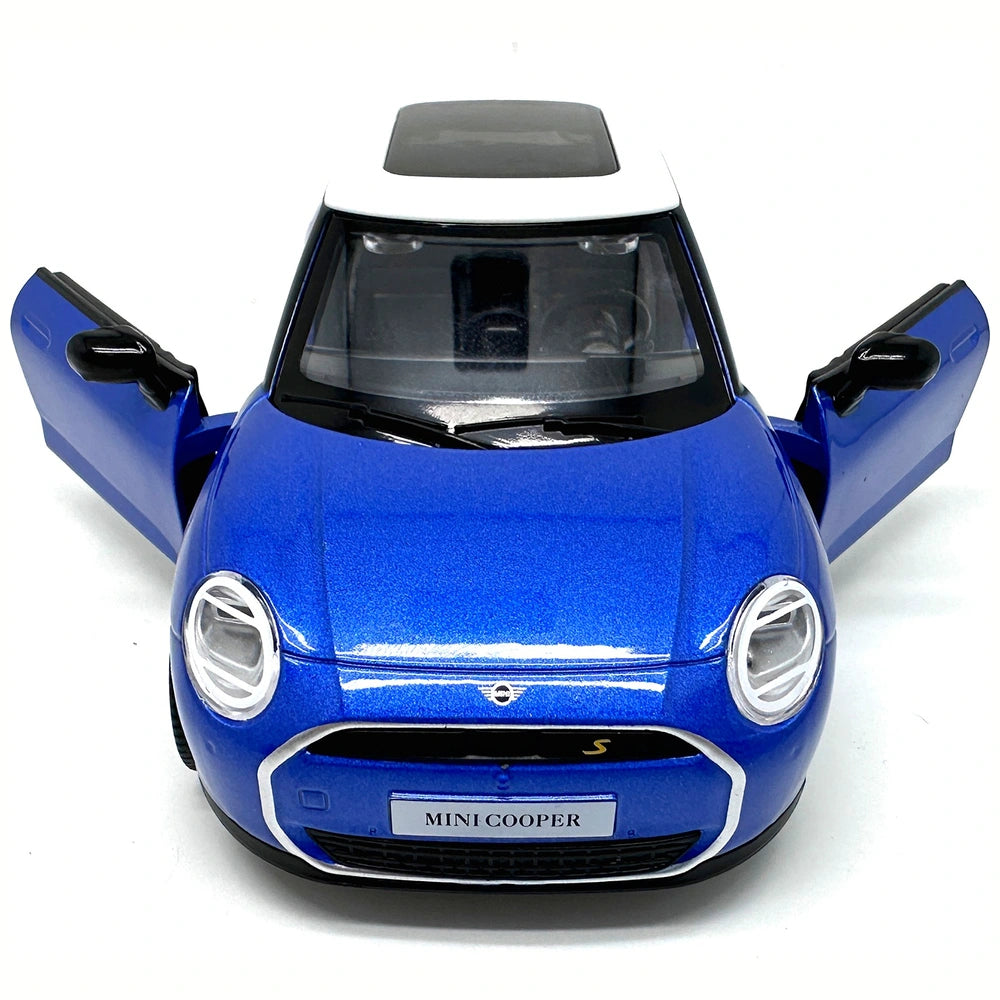 1:28 Mini Cooper Ev Series Pull Back Diecast Car