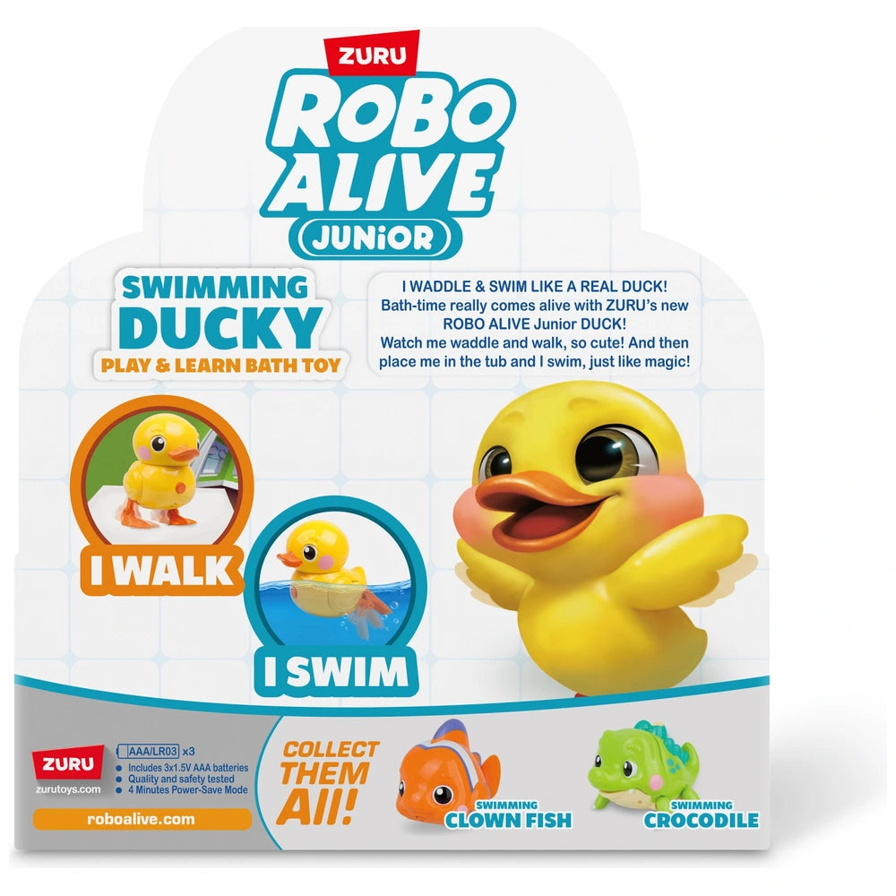 Zuro Robo Alive Junior Swimming Duck Bath Toy