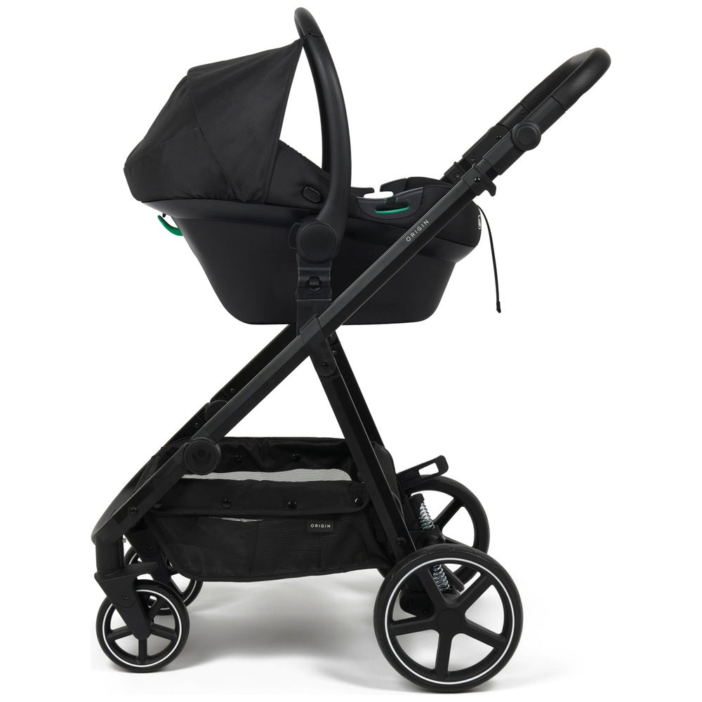 Origin Xti By Babylo 2-In-1 Travel System Bundle With Enfasafe R129 Car Seat Oatmeal