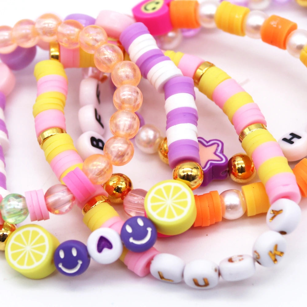 Dizzy Peach Friendship Bracelets 5 Pack