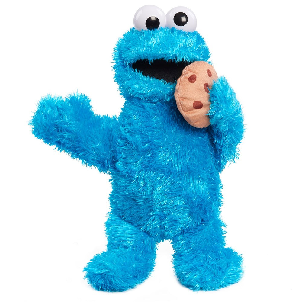 Sesame Street Cookie Monster Nom Nom Interactive Plush Toy 37Cm