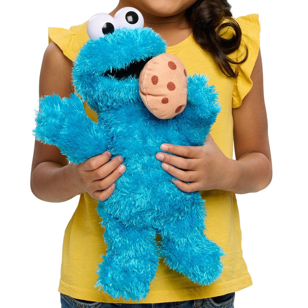 Sesame Street Cookie Monster Nom Nom Interactive Plush Toy 37Cm