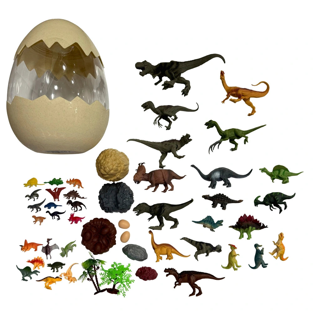 Dinosaur World Dinosaur Egg 50 Piece Figures And Accessories Set