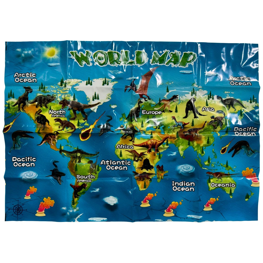 Dinosaur World Dinosaur Egg 50 Piece Figures And Accessories Set