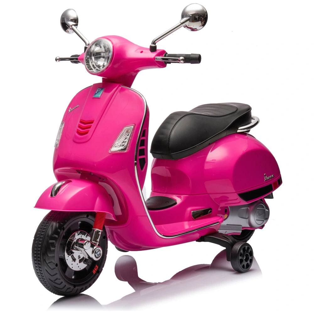 Vespa Gts Super Scooter 6V Electric Ride On Pink