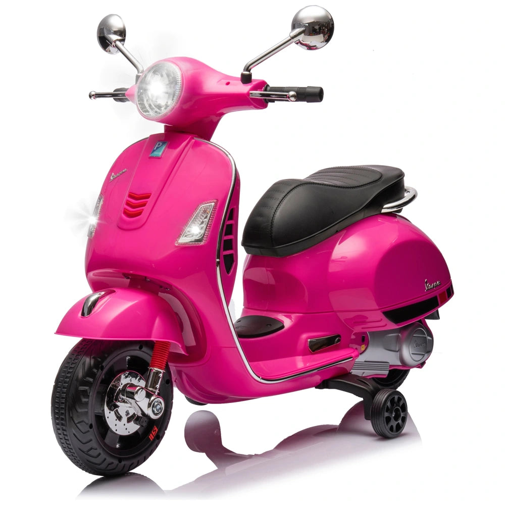 Vespa Gts Super Scooter 7.2V Electric Ride On Pink
