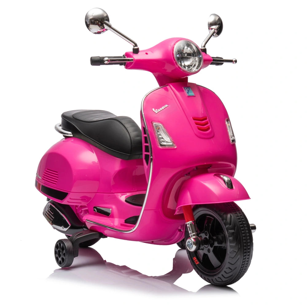 Vespa Gts Super Scooter 6V Electric Ride On Pink