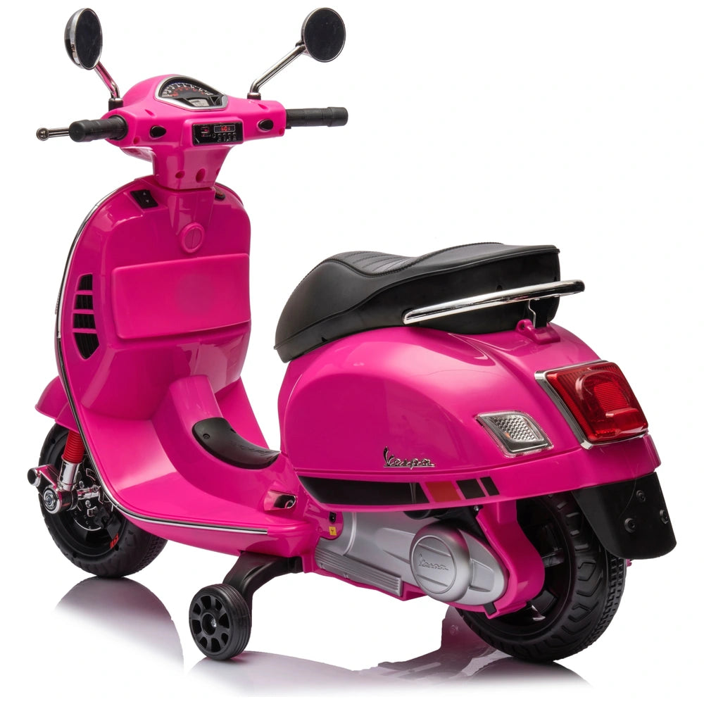 Vespa Gts Super Scooter 6V Electric Ride On Pink