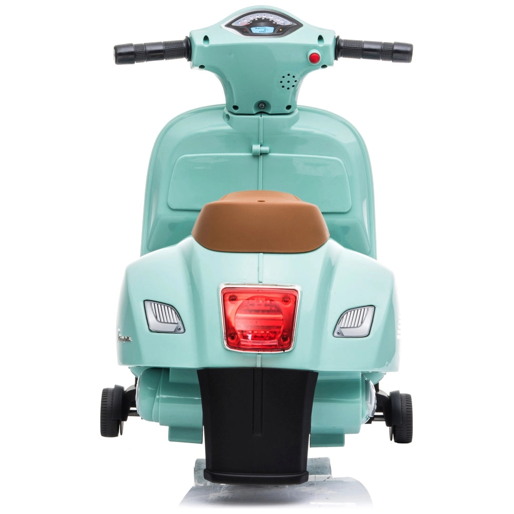 Vespa Gts Scooter Mini 7.2V Electric Ride On Mint Green