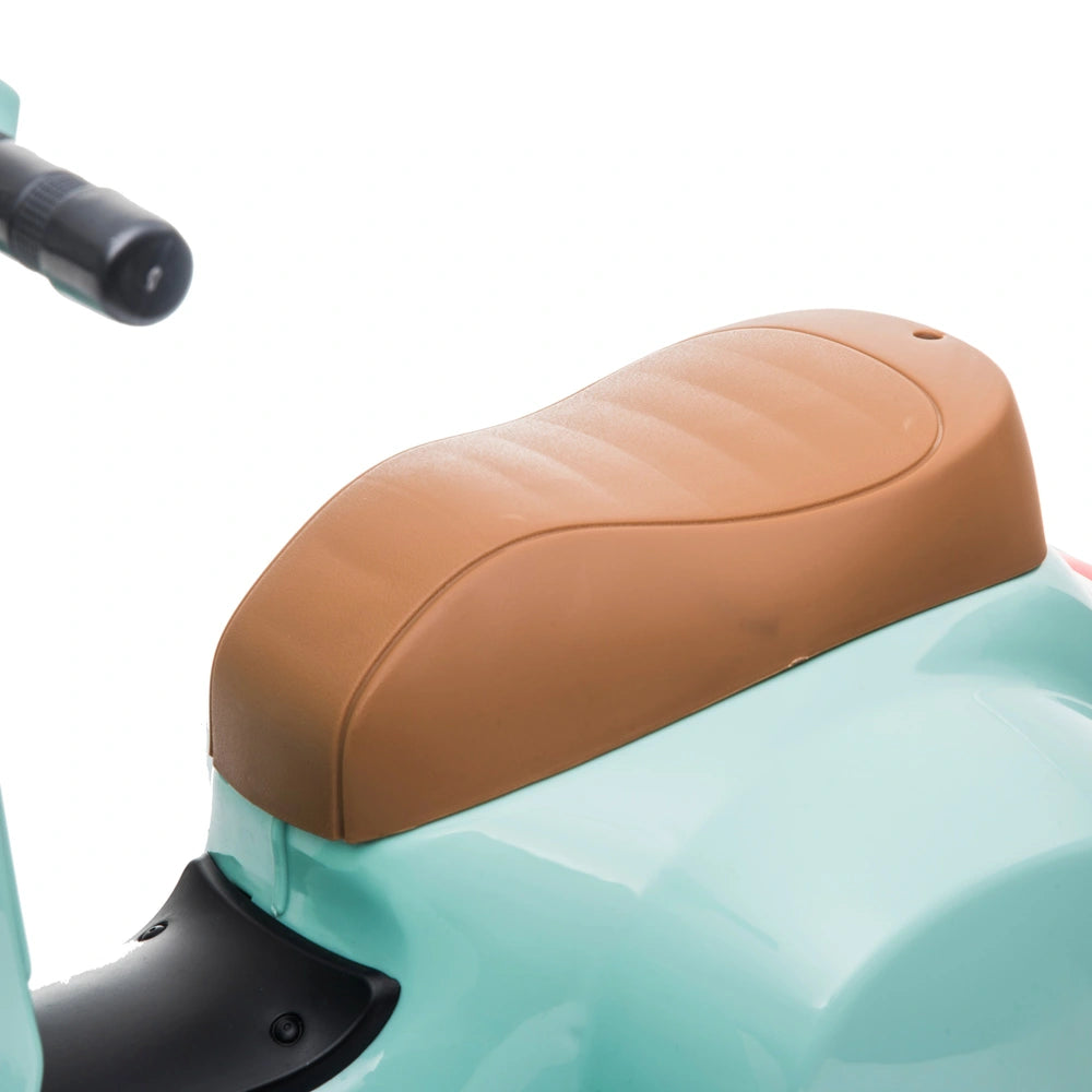 Vespa Gts Scooter Mini 7.2V Electric Ride On Mint Green