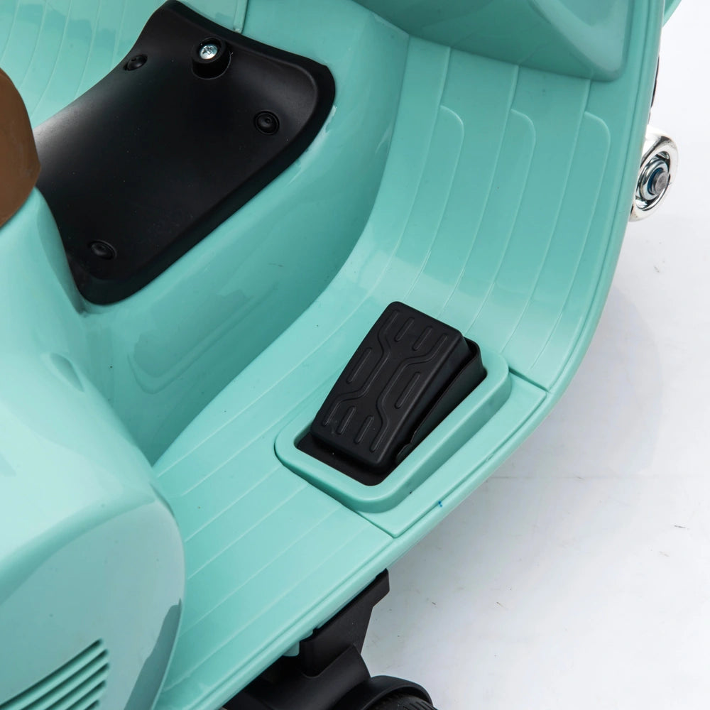 Vespa Gts Scooter Mini 7.2V Electric Ride On Mint Green