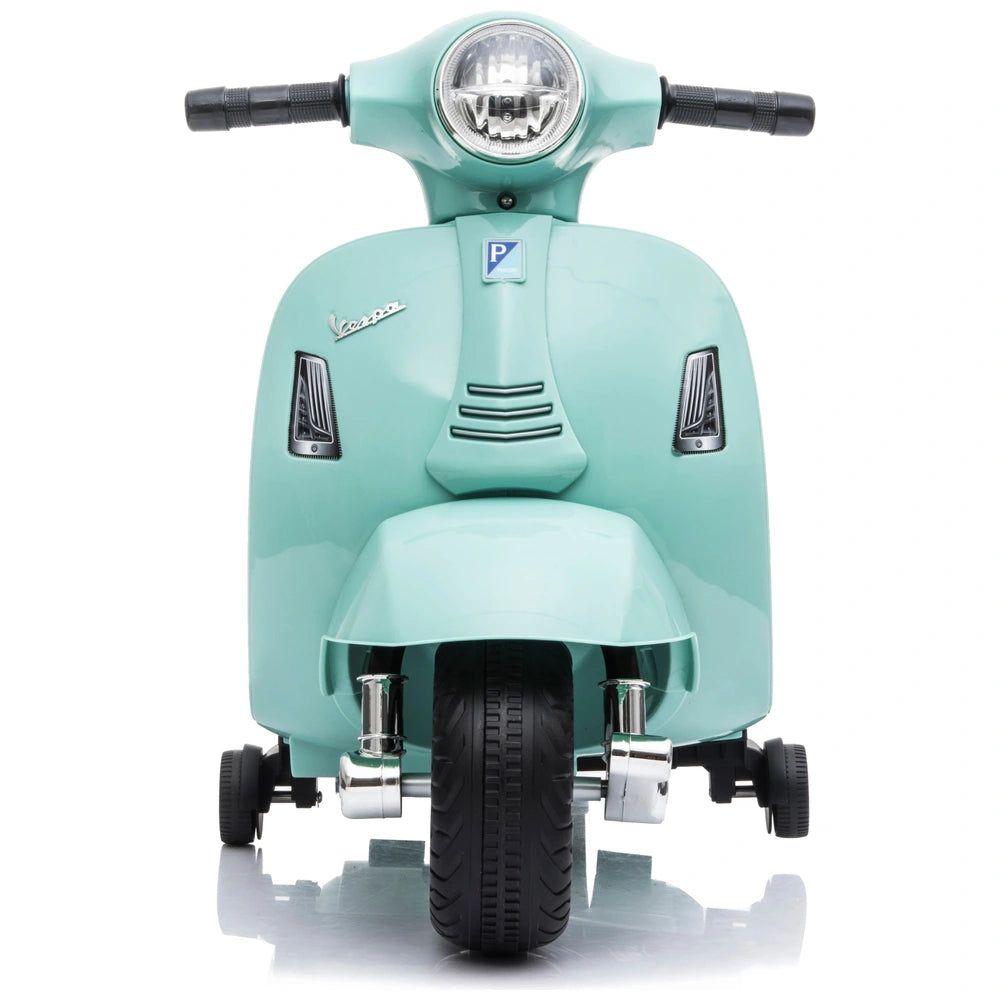 Vespa Gts Scooter Mini 7.2V Electric Ride On Mint Green