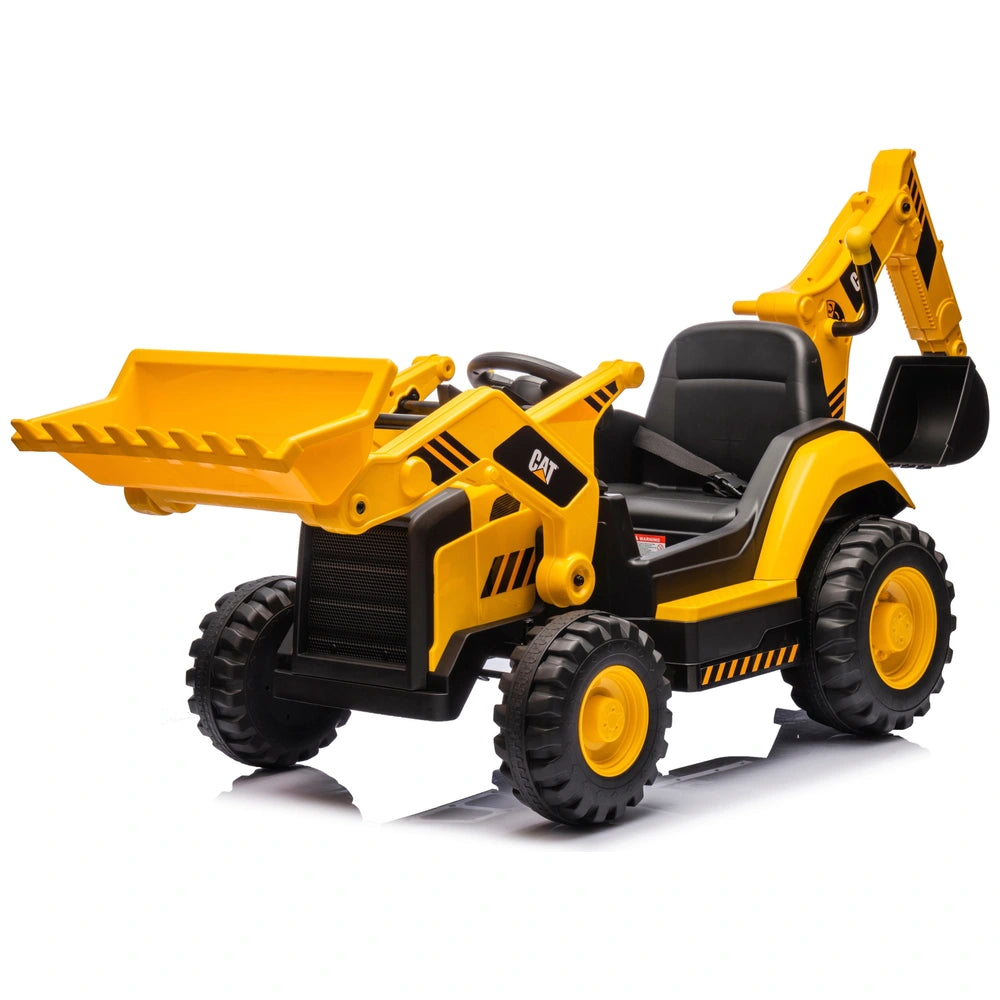 Cat Backhoe Tractor 10.8V Electric Ride On