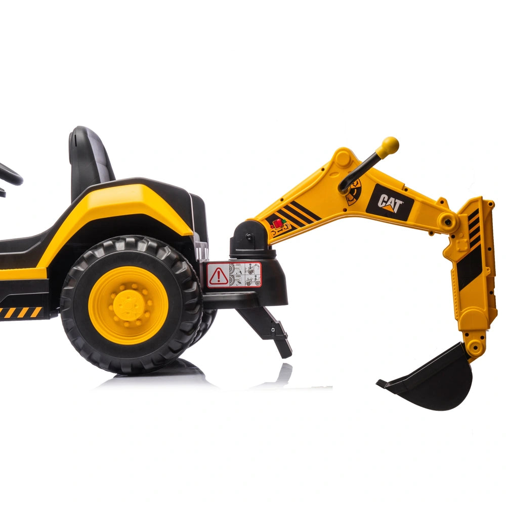 Cat Backhoe Tractor 10.8V Electric Ride On